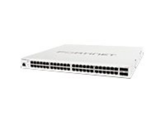 Bilde av Fortinet FortiSwitch 248E-POE - Switch - L3 - Styrt - 24 x 10/100/1000 (PoE+) + 24 x 10/100/1000 + 4 x Gigabit SFP - rackmonterbar - PoE+ (370 W)