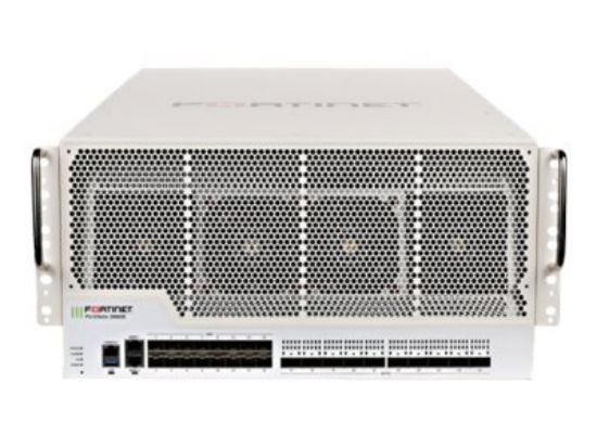 Bilde av Fortinet FortiGate 3980E-DC - UTM Bundle - sikkerhetsapparat - med 1 year FortiCare 24X7 Service + 1 year FortiGuard - 40 Gigabit LAN, 100 Gigabit Ethernet - DC-strøm - 5U - rackmonterbar
