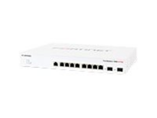Bilde av Fortinet FortiSwitch 108E-POE - Switch - Styrt - 4 x 10/100/1000 (PoE+) + 2 x Gigabit SFP + 4 x 10/100/1000 - rackmonterbar - PoE+ (65 W)