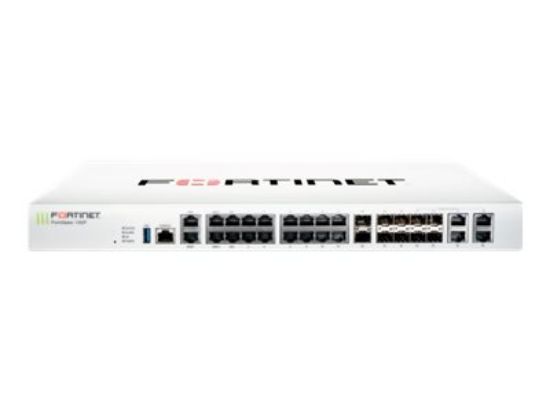 Bilde av Fortinet FortiGate 100F - Sikkerhetsapparat - med 3-års FortiCare 24X7 Comprehensive Support + 3-års FortiGuard - 10 GigE