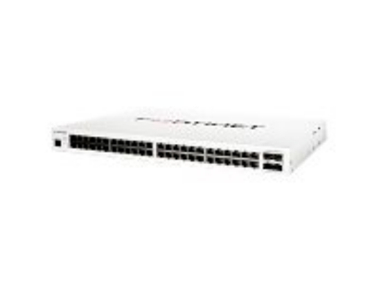 Bilde av Fortinet FortiSwitch 148E-POE - Switch - Styrt - 48 x 10/100/1000 (24 PoE+) + 4 x Gigabit SFP - rackmonterbar - PoE+ (370 W)