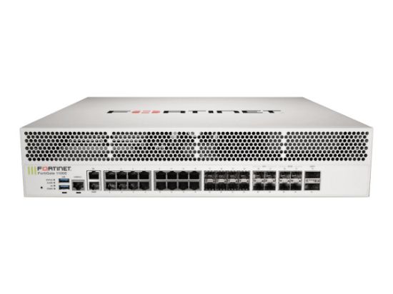 Bilde av Fortinet FortiGate 1100E - Sikkerhetsapparat - 10 GigE, 40 Gigabit LAN, 25 Gigabit LAN - DC-strøm - 2U - rackmonterbar