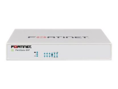 Bilde av Fortinet FortiGate 80F - Sikkerhetsapparat - med 1-års 24x7 FortiCare and FortiGuard Unified (UTM) Protection - GigE - skrivebord