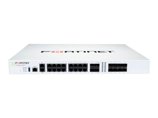 Bilde av Fortinet FortiGate 200F - Sikkerhetsapparat - med 1 year 24x7 FortiCare Support + 1 year FortiGuard Unified Threat Protection (UTP) - GigE - 1U - rackmonterbar