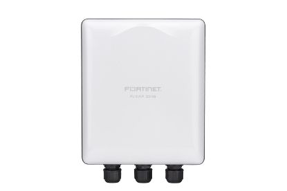 Bilde av FortiAP-234G Outdoor Wireless AP - Tri radio (Wi-Fi-6E IEEE 802.11ax Tri-band 2.4/5/6GHz and dual 5G operation 2+2+2 2 streams 3 radios) [Note:  6GHz band not available in all regulatory domains], internal antennas, 2x 100/1000/2500 Base-T RJ45, BT/BLE, 1x Type A USB, Console Port (RJ45). Pole/wall mount kit included Region Code E