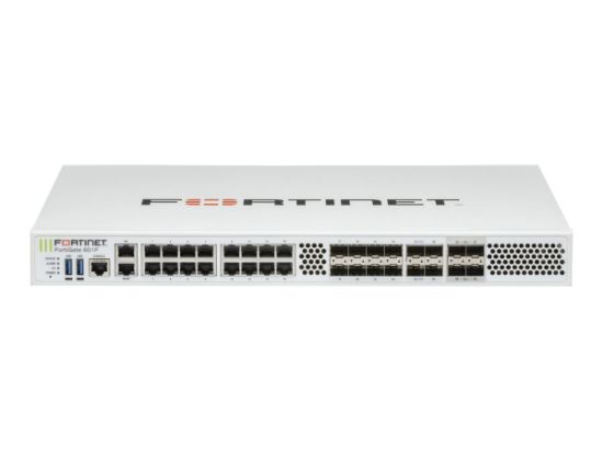 Bilde av Fortinet FortiGate 601F - Sikkerhetsapparat - med 5 years 24x7 FortiCare Support + 5 years FortiGuard Unified Threat Protection (UTP) - 10 GigE, 25 Gigabit LAN - front og side til bakside - 1U - rackmonterbar