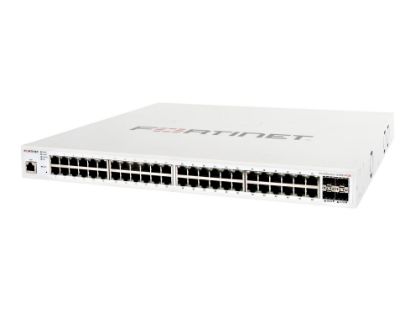 Bilde av Fortinet FortiSwitch 248E-FPOE - Switch - L3 - Styrt - 48 x 10/100/1000 (PoE+) + 4 x Gigabit SFP - rackmonterbar - PoE+ (740 W)