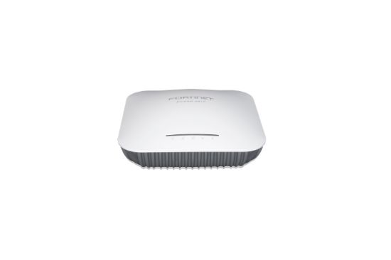 Bilde av FortiAP-231F Indoor Wireless AP - Tri radio (802.11 b/g/n/ax 2x2 MU-MIMO, 802.11 a/n/ac/ax 2x2 MU-MIMO and 1x 802.11 a/b/g/n/ac Wave 2, 1x1 ), internal antennas, 2x 10/100/1000 RJ45 port, BT/BLE, 1x Type A USB, Console Port (RJ45). Ceiling/wall mount kit included.For power order: 802.3at PoE injector GPI-130 or AC adapter SP-FAP250-PA-10 Region Code K