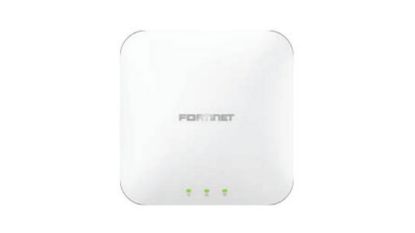 Bilde av FortiAP-231K Indoor Wireless AP - (Wi-Fi-7 IEEE Tri-band 2.4/5/6GHz 2+2+2 2 streams 3 radios), internal antennas, 100/1000/2500/5000 Base-T RJ45, BT/BLE, 1x RS-232 RJ45 Serial Port. Ceiling/wall mount kit included. For power order: 802.3at PoE injector GPI-130 or AC adapter SP-FAP250-PA. Region Code E