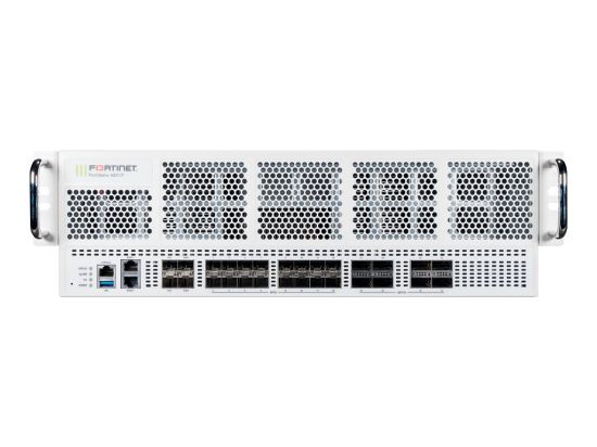 Bilde av FortiGate-4201F-DC 8x 100GE/40GE QSFP28 slots and 18x 25GE/10GE SFP28 slots, 2 x GE RJ45 Management Ports, SPU NP7 and CP9 hardware accelerated, 2x 2TB storage and 2 DC power supplies