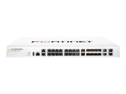 Bilde av FortiGate-101F-LENC 22 x GE RJ45 ports (including 2 x WAN ports, 1 x DMZ port, 1 x Mgmt port, 2 x HA ports, 16 x switch ports with 4 SFP port shared media), 4 SFP ports, 2x 10G SFP+ FortiLinks, 480GB onboard storage, dual power supplies redundancy.