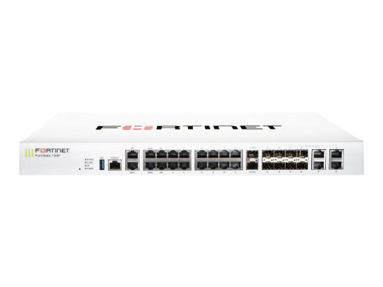 Bilde av FortiGate-101F-LENC 22 x GE RJ45 ports (including 2 x WAN ports, 1 x DMZ port, 1 x Mgmt port, 2 x HA ports, 16 x switch ports with 4 SFP port shared media), 4 SFP ports, 2x 10G SFP+ FortiLinks, 480GB onboard storage, dual power supplies redundancy.