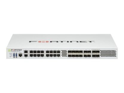 Bilde av FortiGate-600F-LENC 4x 25G SFP28 slots, 4 x 10GE SFP+ slots, 18 x GE RJ45 ports (including 1 x MGMT port, 1 X HA port, 16 x switch ports), 8 x GE SFP slots, SPU NP7 and CP9 hardware accelerated, dual AC power supplies