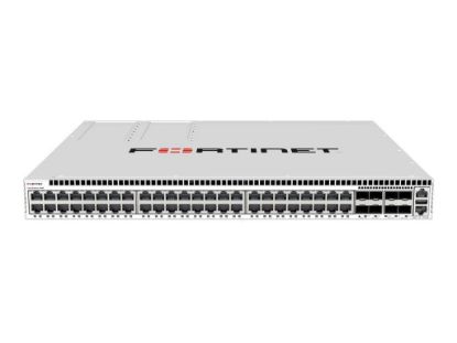 Bilde av FortiSwitch-648F Layer 2/3 FortiGate switch controller compatible switch with 32x 2.5G RJ45 + 16x 5G RJ45 ports, 8x 25G SFP28 and MACSec