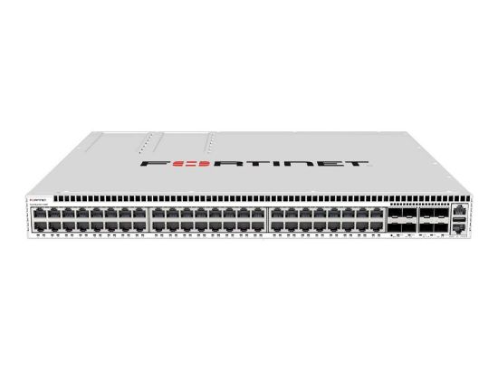 Bilde av FortiSwitch-648F Layer 2/3 FortiGate switch controller compatible switch with 32x 2.5G RJ45 + 16x 5G RJ45 ports, 8x 25G SFP28 and MACSec