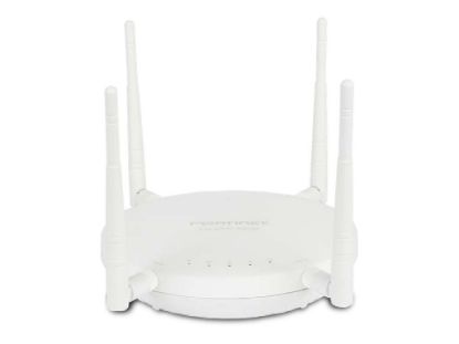 Bilde av FortiAP-223E Indoor Wireless  AP - Dual radio (802.11 b/g/n and 802.11 a/n/ac Wave 2, 2x2 MU-MIMO), external antennas included, 1 x 10/100/1000 RJ45 port, BT / BLE. Ceiling/wall mount kit included.For power order: 802.3af PoE injector GPI-115 or AC adapter SP-FAP200-PA. Region Code C