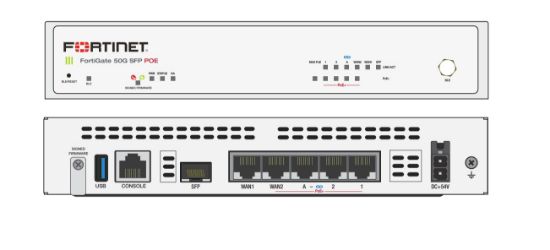 Bilde av FortiGate-51G-SFP-PoE Hardware plus 1 Year FortiCare Premium and FortiGuard Enterprise Protection