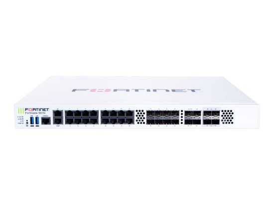 Bilde av Fortinet FortiGate 900G-DC - Sikkerhetsapparat - 2.5GbE, 10GbE, 25GbE - front og side til bakside - 1U - skystyring - rackmonterbar