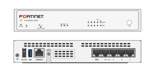 Bilde av Fortinet FortiGate 51G - Sikkerhetsapparat - med 5 years FortiCare Premium Support + 5 years FortiGuard Unified Threat Protection (UTP) - 5 porter - 1GbE, Bluetooth LE - skystyring - skrivebord