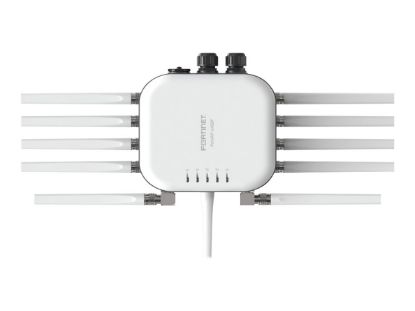 Bilde av Fortinet FortiAP U432F - Trådløst tilgangspunkt - Wi-Fi 6, Bluetooth, ZigBee - 2,4 GHz (1 bånd) / 5 GHz (2 bånd) - vegg/stang-monterbar