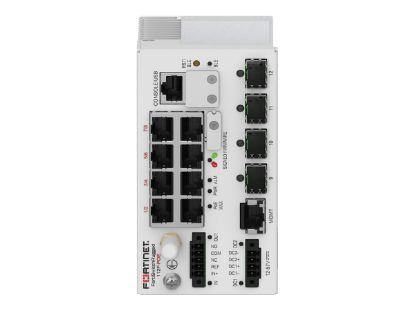 Bilde av Fortinet FortiSwitch Rugged 112F-POE - Switch - Styrt - 8 x 10/100/1000 (PoE+) + 4 x 100/1000 SFP - DIN-skinnemonterbar - PoE+ (240 W)