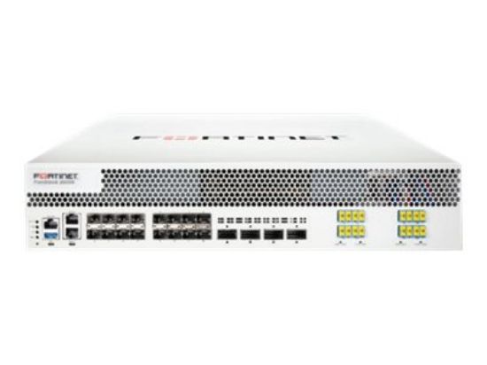Bilde av FortiDDoS-2000E-DC DDoS Protection Appliance -- 10 port-pairs DDoS Defence Ports, including 8 pairs x 10 GE SFP+ or GE SFP and 2 pairs x 40 GE QSFP+ or 100 GE QSFP28, with 2-link optical bypass module used with SM DR/LR/ER/ZR (1310/15550nm) transceivers, 2x GE RJ45 Management Ports, dual redundant DC Power Supply. Includes 960 GB SSD storage.  80 Gbps / 75 Mpps inspected Mitigation (280 Gbps Max M