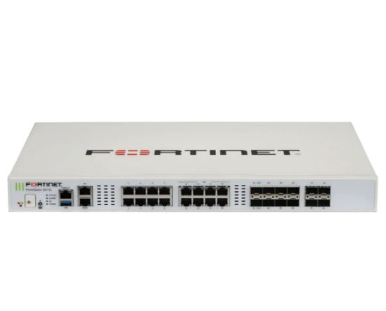 Bilde av Fortinet FortiGate 201G - Sikkerhetsapparat - med 5 års FortiCare Premium Support + 5 års FortiGuard Unified Threat Protection (UTP) - 2.5GbE, 5GbE, 10GbE, Bluetooth LE - front og side til bakside - 1U - skystyring - rackmonterbar