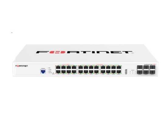 Bilde av Fortinet FortiSwitch 124G-FPOE - Switch - Styrt - 18 x 10/100/1000/2.5G (PoE+) + 8 x 10/100/1000/2.5G (PoE++) + 6 x 1 Gigabit / 10 Gigabit SFP+ - luftflyt fra side til bakside - rackmonterbar - PoE+ (780 W)