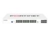 Bilde av Fortinet FortiSwitch 124G - Switch - Styrt - 24 x 10/100/1000/2.5G + 6 x 1 Gigabit / 10 Gigabit SFP+ - luftflyt fra side til bakside - rackmonterbar