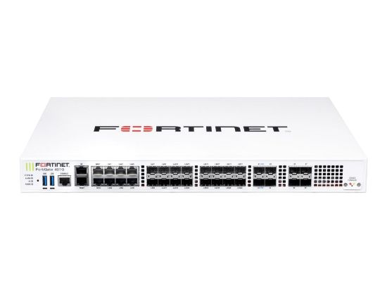 Bilde av Fortinet FortiGate 400G - Sikkerhetsapparat - 2.5GbE, 5GbE, 10GbE, 25GbE - front og side til bakside - 1U - rackmonterbar